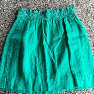 Size 2 Jcrew green skirt